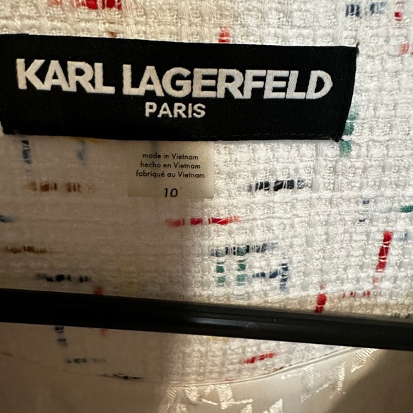 Karl Lagerfeld White and Multicolor Dress - Picture 8 of 8